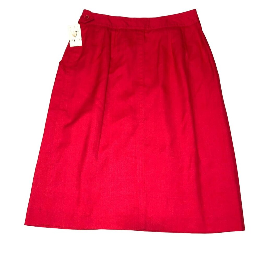 NWT Vtg Liz Claiborne Pink Skirt 8 100% Silk Fully Lined A-line Above the Knee